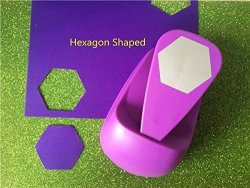Big Hexagon Shaped Save Power Paper eva Craft Punch Scrapbook Handmade Punchers Diy Hole Punches Graph Puncher By Sopeace