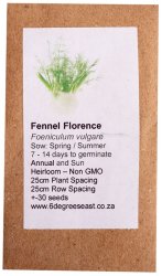 Herloom Herb Seeds - Fennel -florence