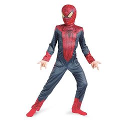 The Amazing Spider-man Movie Classic Costume Red blue Medium 7-8
