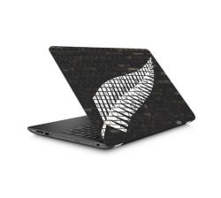 Laptop Skin All Black Fern