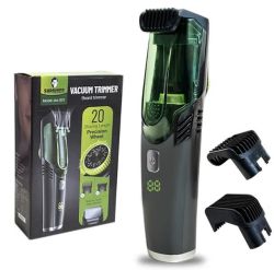 Cordless Hair & Beard Vacuum Trimmer Grooming Kit
