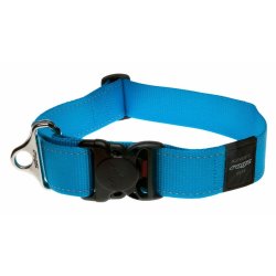 Rogz Classic Reflective Dog Collars - XXL Turquoise