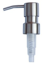 Stainless Steel Lotion Dispenser Replacement Pump 24 410 Satin