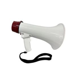 30W Megaphone Loudspeaker With Handy Microphone And Shoulder Strap