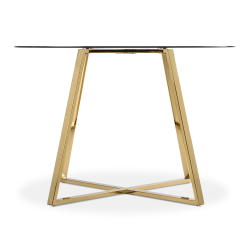@home Star Dining Table Brass 110CM