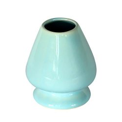 Kenko Tea Kenko - Matcha Whisk Stand - Blue - Ceramic Holder For Bamboo Matcha Chasen - Best Japanese Tea Set Accessories