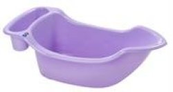 Babymoov Boat Bathtub Purple - 1 Side For New-born Babies 1 Side For Children Compatible With All Baby Bathers Drain Plug Fits In Every