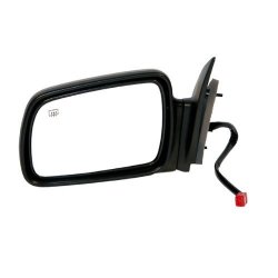 1993-1995 Jeep Grand Cherokee Laredo & Sport Except Limited Power With Heat Black Textured Folding Heated Rear View Mirror Left Driver Side 1993 93 1994 94 1995 95