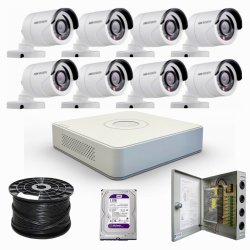 Hikvision 1080P HD 8 Channel Complete Kit
