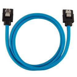 Premium Sleeved Sata 6GBPS 60CM Cable Blue