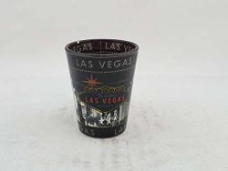 Las Vegas Nevada Grey Sky Souveniur Shot Glass - Tequila Cocktail Whisky Vodka Home Bar Party Accessory Drinkware Novelty Glassware Drinking Game Shooter Glasses