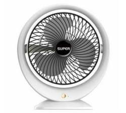 Circulating 3-SPEED Desk Fan With Built-in 1200MAH Battery
