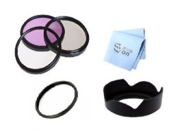 Saveon 58MM Must Have 3 Piece Accessory Kit For Canon Powershot SX40 Hs SX30 SX20 Is Includes Filter Kit Uv Cpl Fld + Carry