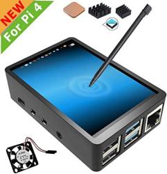 For Raspberry Pi 4 Touch Screen With Case 3.5 Inch Touchscreen With Fan 320X480 Monitor Tft Lcd Game Display