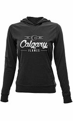 Nhl Calgary Flames Women's Recovery Pin Dot Hoodie Medium Black