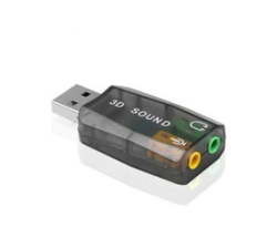 USB Sound Card For Laptop Netbook Desktop PC