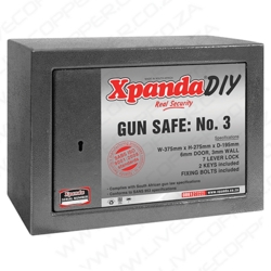 Xpanda 720055 Charcoal 375mm W X 275mm H X 195mm D #3 Gun Safe