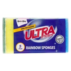 Rainbow Sponges 5 Pack