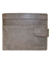 LV-H155 Full Grain Genuine Leather Men's Card Holder Bifold Wallet