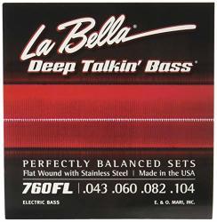 LaBella 760FL Flat Wound Bass Strings Set 43 104