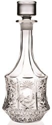 Rcr Crystal Glass Impero Decanter Tall Round Wine Whiskey Decanter