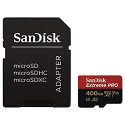 SanDisk Extreme Pro Micro Sdxc Uhs-i U3 A2 V30 Memory Card - 400GB