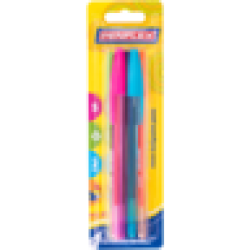 Neon Fluorescent Ballpoint Pen 5 Pack