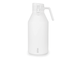 Vacuum Insulated Stainless Steel Growler 1.8L White
