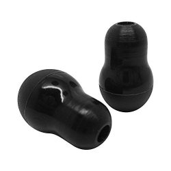 Lufox Black Color Silicone Ear Tips Earbud Replacement For Littmann Stethoscope 1 Pair