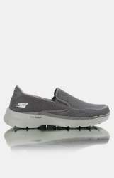 Skechers Mens Go Walk 6 Sneakers - Charcoal - Charcoal UK 6