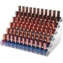 Yopay 6 Tier Nail Polish Organizer 66 Bottles Acrylic Nail Polish Ink Rack Essential Oil Stand Holder Display Stand Holds Clear Makeup Organizer Easy Assemble