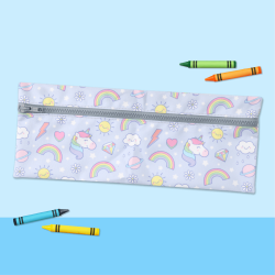 Pencil Bag - Unicorn Badges