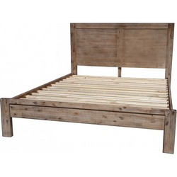 Vancouver Queen-Size Extra-Length Acacia Wood Bed Base