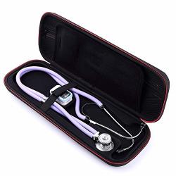 Hangiersyhm Multi-function Portable Medical Stethoscope Oximeter Blood Glucose Monitor Eva Shockproof Bag Storage Bag Box Handbag