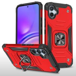 Shockproof Kemeng Armor Kickstand Cover For Samsung Galaxy A05 - Red