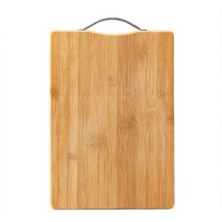 Chopping Board 32X22X1.8CM Bamboo With Metal Handle