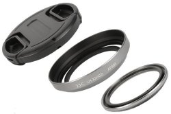 Jjc LH-X20GS Metal Lens Hood Shade + Lens Adapter High Quality Mc Uv Filter + Lens Cap Kit For Fujifilm X10 X20 Replaces Fujifilm