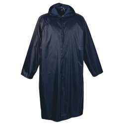 Rain Rubberised Coat Blue Medium