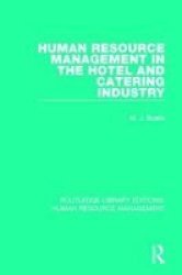Human Resource Management In The Hotel And Catering Industry Hardcover
