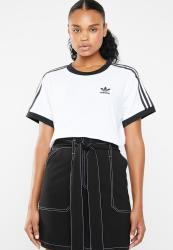 Adidas Originals 3 Stripe Tee - White