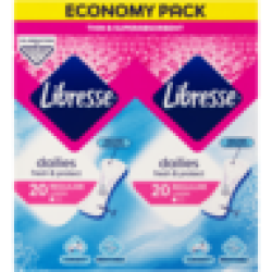 Libresse Daily Fresh Normal Unscented Pantyliners 40 Pack