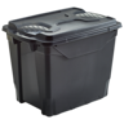 Black Brico Storage Box 55L