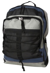 Student Laptop Backpack - Black-grey-navy