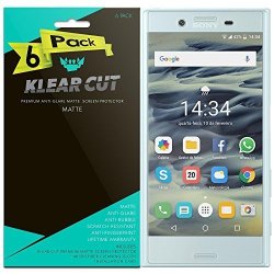 Sony Xperia X Compact Screen Protector 6-PACK Klear Cut HD Matte Screen Protector For Sony Xperia X Compact Pet Film Anti-glare Shield