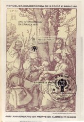S'tome E Principe 1979 Miniature Sheet Unmounted Mint 526 Feast Of The Holy Family