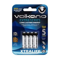 Volkano Extra Series Alkaline Batteries - Aaa - Pack Of 4