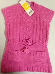 Pink Sleeveless Jersey For Girls 82cm : 2-3 Years