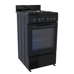 Defy 3 Plate Compact Stove Black DSS553