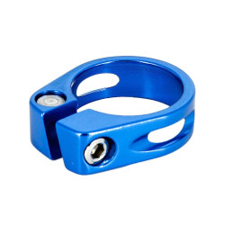 Yd172 Aluminum Alloy Bicycle Seat Post Clamp Diameter: 31.8mm Blue