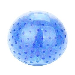 SERZUL_47 Squishies Serzul Spongy Bead Stress Ball Toy Squeezable Stress Squishy Toy Stress Relief Ball Blue